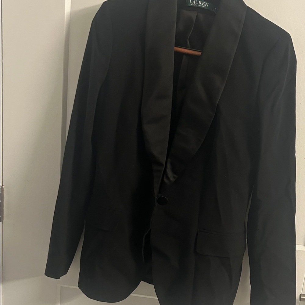 Women black tuxedo